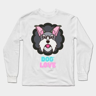 Love dogs my family Long Sleeve T-Shirt